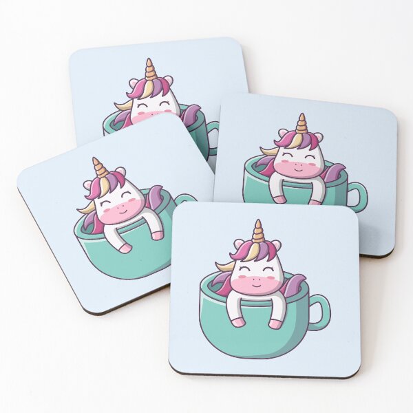 Item preview, Cute Cartoon Unicorn in a Cup designed and sold by Berryl09.