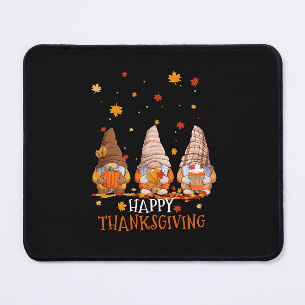 Item preview, Cute Three Gnomes Happy Thanksgiving Autumn Fall Pumpkin designed and sold by MortiStolten.