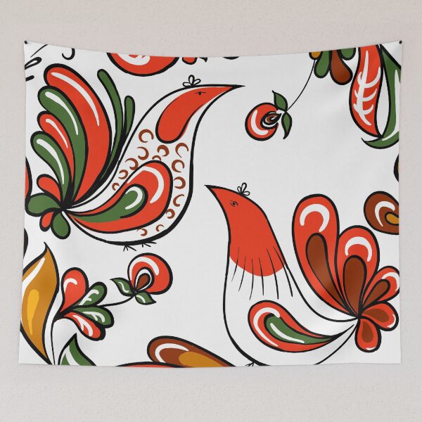 Item preview, Rakulsk Painting ( White background) designed and sold by AnnaZhdanova.