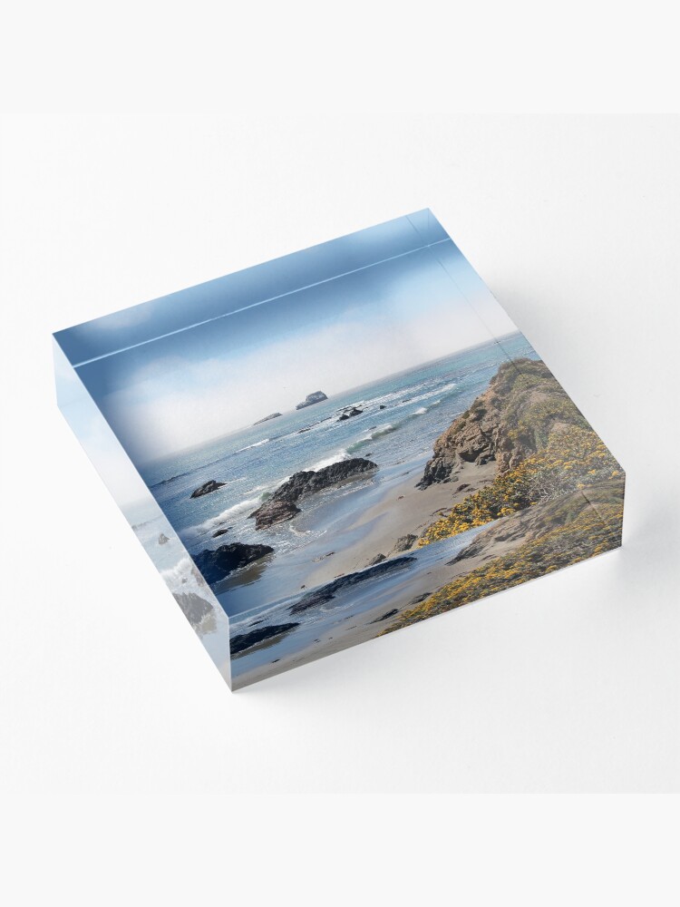 Alternate view of Fog Rolling Coastal Acrylic Block