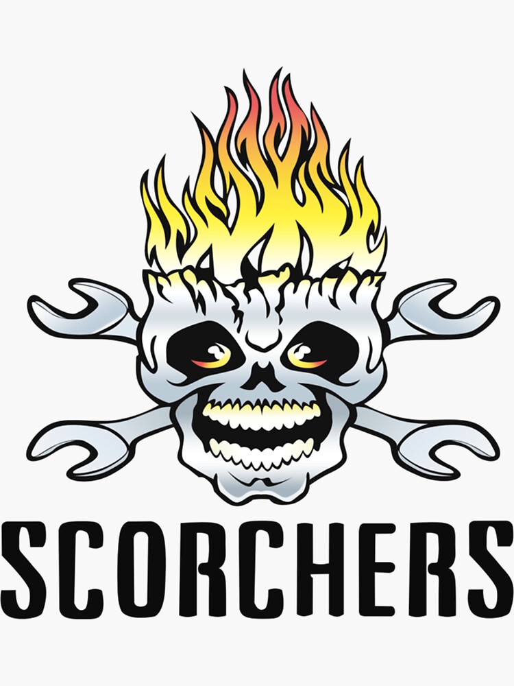 “Highway 35 Scorchers Logo” Sticker for Sale by DeniseDeals | Redbubble