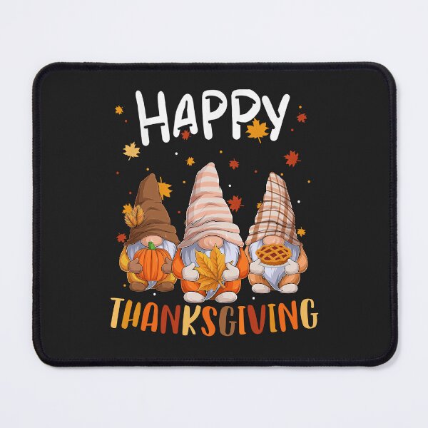 Item preview, Cute Three Gnomes Happy Thanksgiving Autumn Fall Pumpkin designed and sold by MortiStolten.