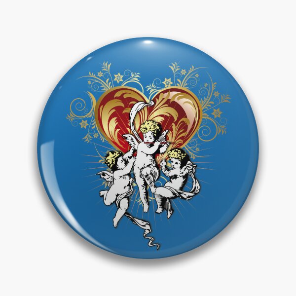 Item preview, Cupid, angel, heart, pattern, (BU) designed and sold by Vaccine159.