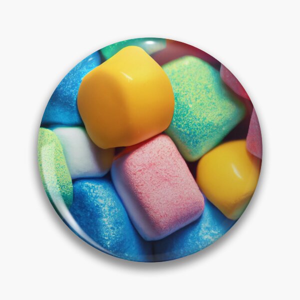 Item preview, Close Up Of Sweet Colorful Marshmallows – Midjourney Art designed and sold by MadeByRobots.