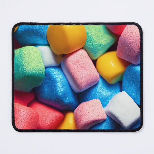 Item preview, Close Up Of Sweet Colorful Marshmallows – Midjourney Art designed and sold by MadeByRobots.