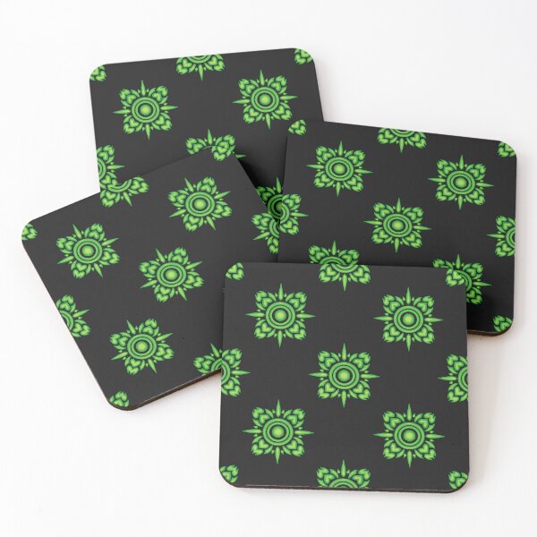 Item preview, Thai pattern seamless 004 Green black designed and sold by NUDIDUDITHAI.