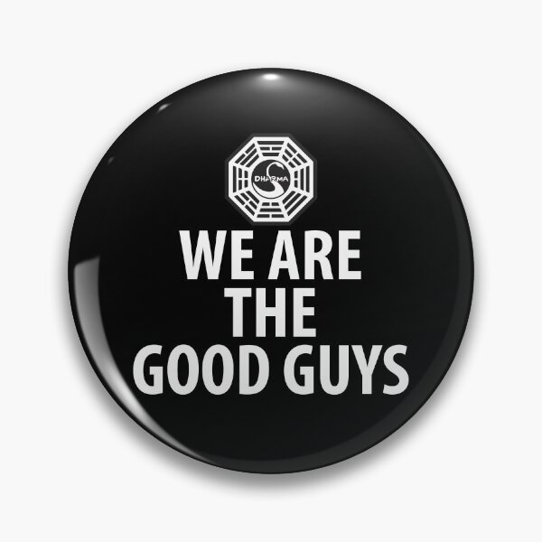 Item preview, Lost Dharma initiative symbol - "We are the good guys!" designed and sold by MayaDelaye.