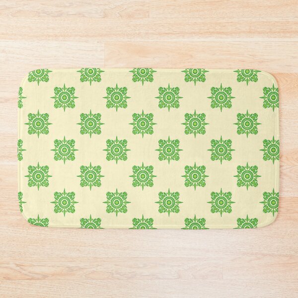 Item preview, Thai pattern seamless 005 Green Yellow designed and sold by NUDIDUDITHAI.