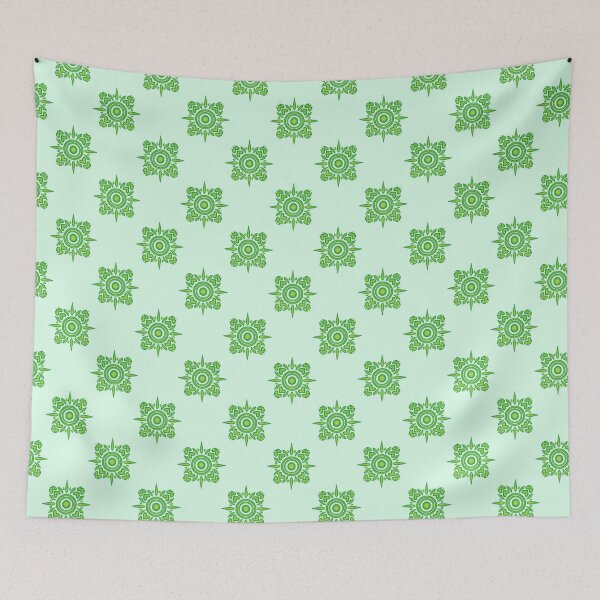 Item preview, Thai pattern seamless 005 Green designed and sold by NUDIDUDITHAI.