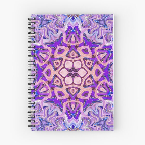 Item preview, Boho Vibes Abstract Mandala Maximalism Hippie Style Eclectic Mix of Blue Lilac Pink Purple 13 of 16 designed and sold by Beachy.