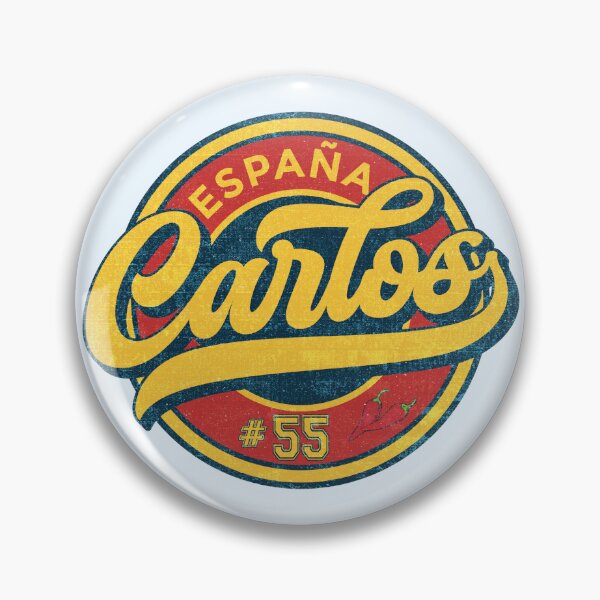Item preview, Carlos 55 Racing Badge Round designed and sold by Numero14.