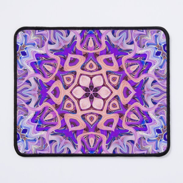 Item preview, Boho Vibes Abstract Mandala Maximalism Hippie Style Eclectic Mix of Blue Lilac Pink Purple 13 of 16 designed and sold by Beachy.