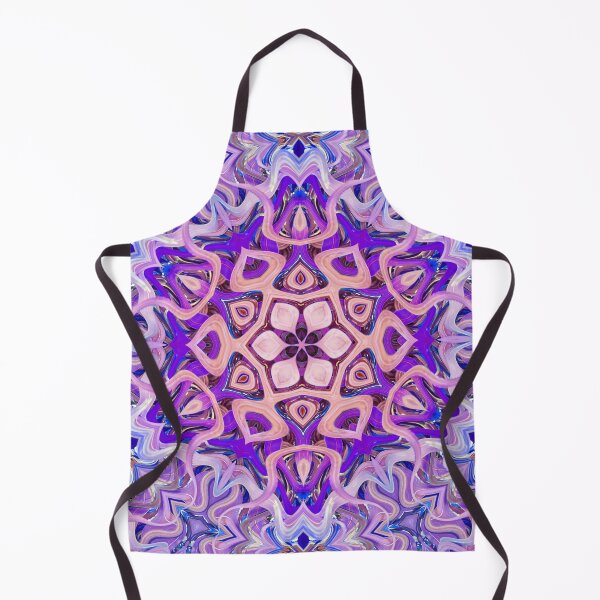 Item preview, Boho Vibes Abstract Mandala Maximalism Hippie Style Eclectic Mix of Blue Lilac Pink Purple 13 of 16 designed and sold by Beachy.