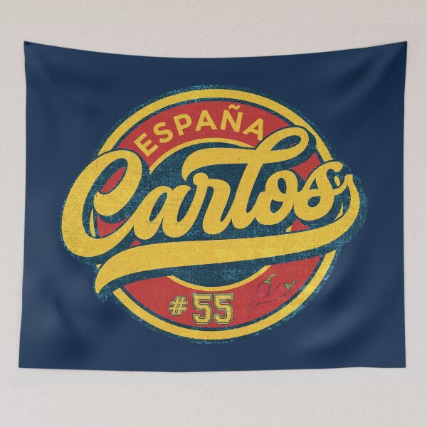 Item preview, Carlos 55 Racing Badge Round designed and sold by Numero14.