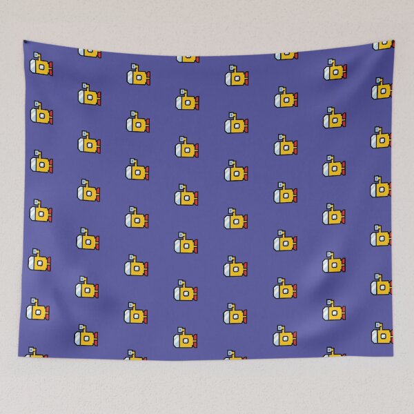 Item preview, Yellow submarine in the colorful universe - Cartoon submarine designed and sold by Noice2D.