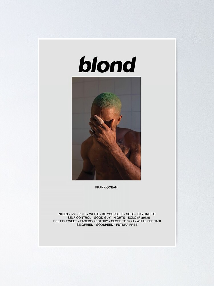 Frank Ocean Blonde Album | Poster