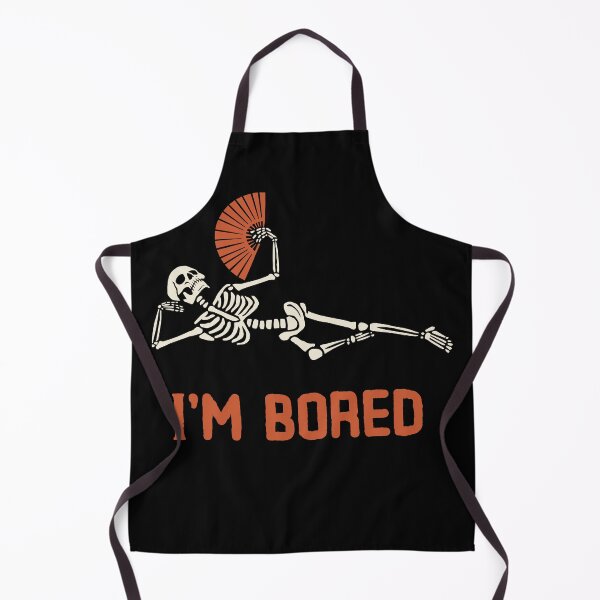 Item preview, I´m Bored Skeleton With Fan Halloween designed and sold by dogmanstar.
