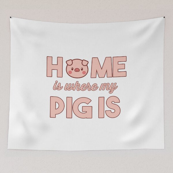 Item preview, HOME IS WHERE MY PIG IS designed and sold by antipatic.