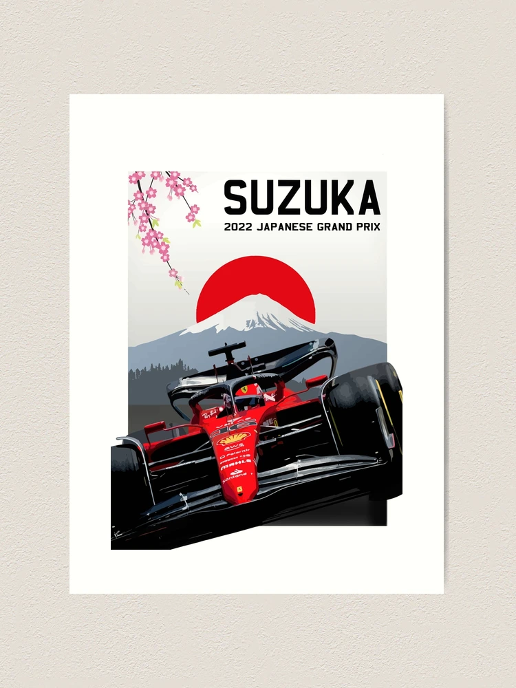 ○鈴鹿 Suzuka Grand prix Andrew Kitson ポスター