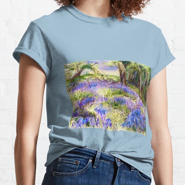 Bluebells by Dolfor Rd, Pen & Pencil Artwork Classic T-Shirt