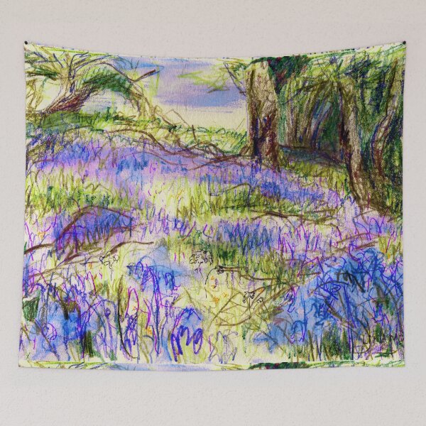 Item preview, Bluebells by Dolfor Rd, Pen & Pencil Artwork designed and sold by Linandara.