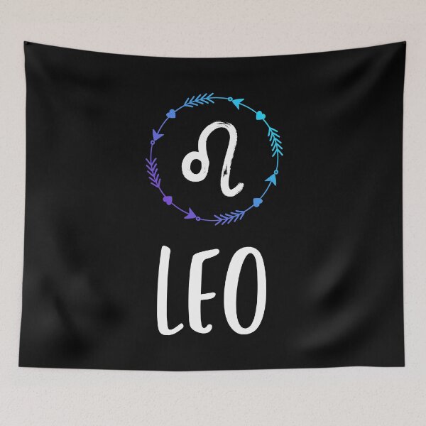 Item preview, Leo Zodiac Sign Arrow Border designed and sold by Hellofriendco.