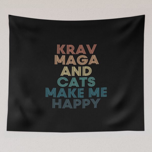 Item preview, Krav Maga And Cats Make Me Happy designed and sold by kindxinn.