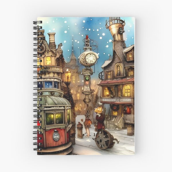 Item preview, Steampunk Christmas Town 2 designed and sold by Petalglassjade.
