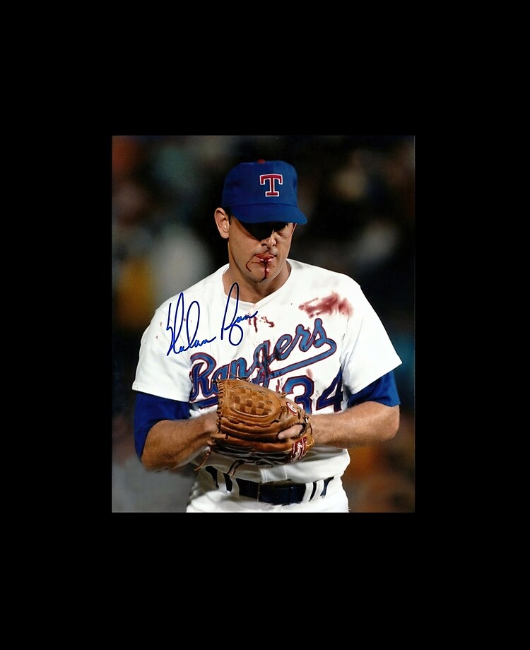 Nolan Ryan Bloody Photo 