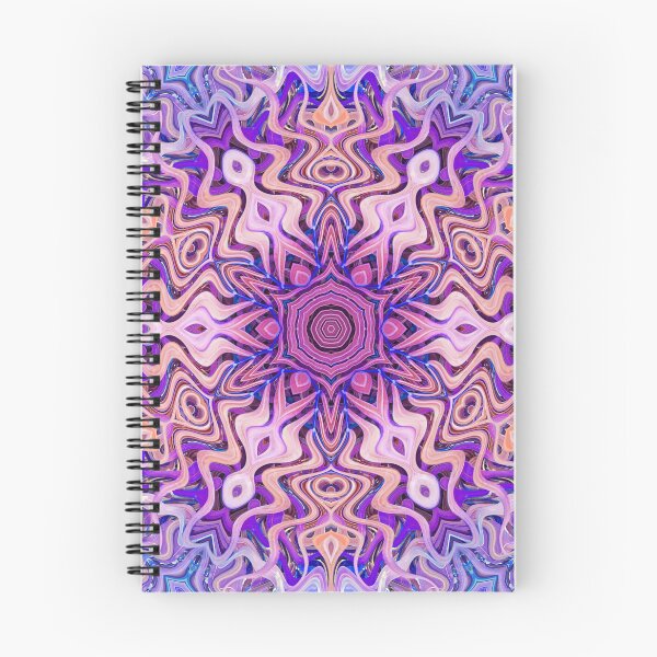 Item preview, Boho Vibes Abstract Mandala Maximalism Hippie Style Eclectic Mix of Blue Lilac Pink Purple 14 of 16 designed and sold by Beachy.