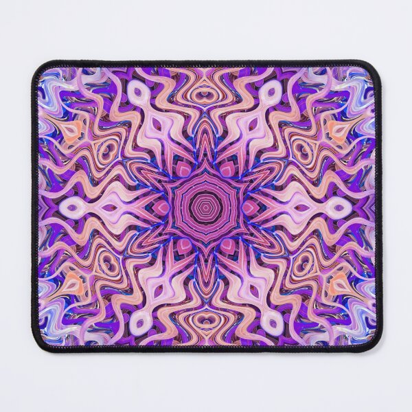 Item preview, Boho Vibes Abstract Mandala Maximalism Hippie Style Eclectic Mix of Blue Lilac Pink Purple 14 of 16 designed and sold by Beachy.