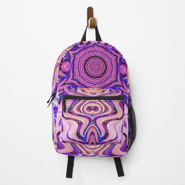 Item preview, Boho Vibes Abstract Mandala Maximalism Hippie Style Eclectic Mix of Blue Lilac Pink Purple 14 of 16 designed and sold by Beachy.