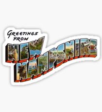 Greetings from New Hampshire 1 Sticker