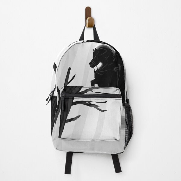 Item preview, Black rider on a horse | Artprint designed and sold by Leafy Impressions.