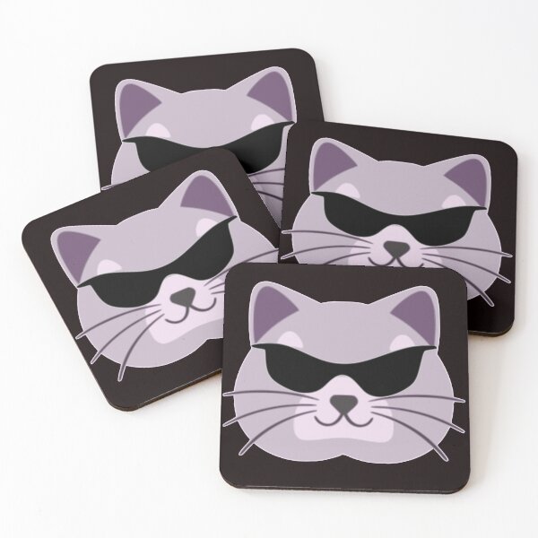 Item preview, Funny Cat Face With Funky Glasses - funny cat face designed and sold by latelierdechris.
