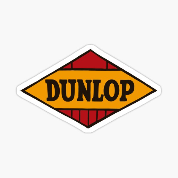 autocollants centre de roue dunlop