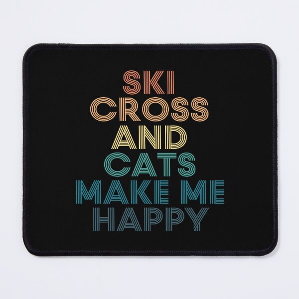 Item preview, Ski cross And Cats Make Me Happy designed and sold by kindxinn.