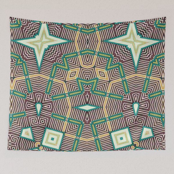 Item preview, ARUBA - ORANJESTAD ABSTRACT GEOMETRIC ARCHITECTURE PAINTED  -  ARUBA ONE HAPPY ISLAND designed and sold by Ralek.