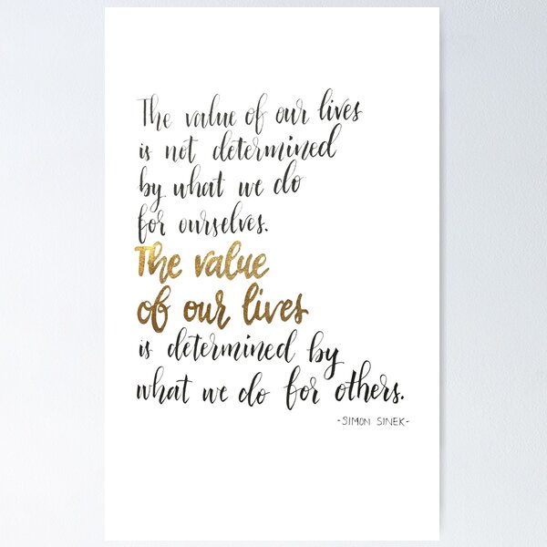 Item preview, The value of our lives designed and sold by acrylicsandink.