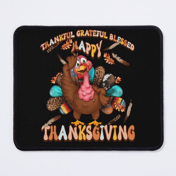 Item preview, Thankful Grateful Blessed Happy Thanksgiving Turkey designed and sold by worldmodi.