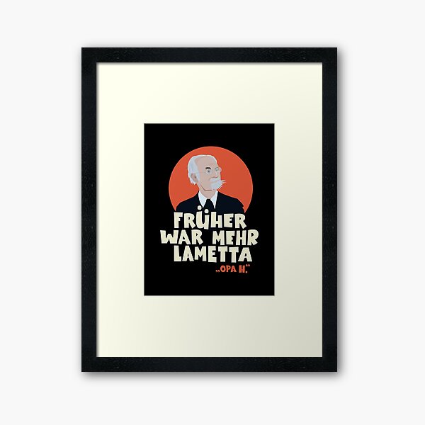 Artikel-Vorschau von Früher war mehr Lametta- Loriot - TV Kult - Deutsch - hoppenstedt, designt und verkauft von Boogosh.