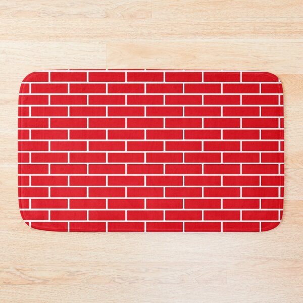Item preview, Red White Stone Brick Pattern Design designed and sold by Summer-Winter.