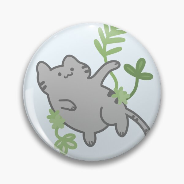 Item preview, Grey cat with grass designed and sold by Smilemerch.