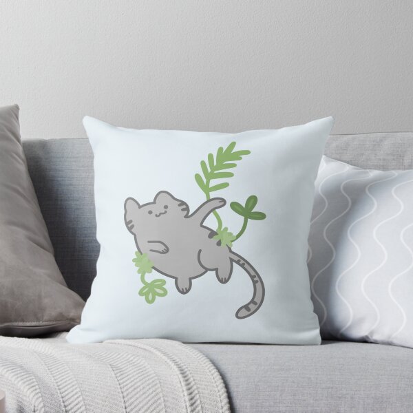 Item preview, Grey cat with grass designed and sold by Smilemerch.