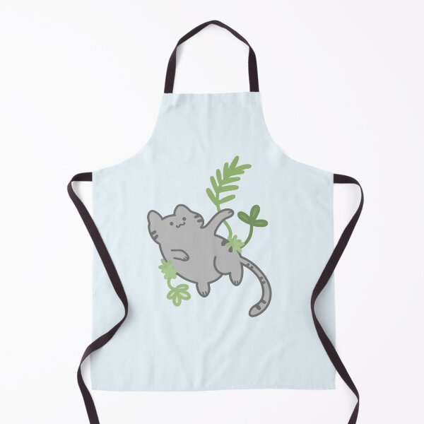 Item preview, Grey cat with grass designed and sold by Smilemerch.