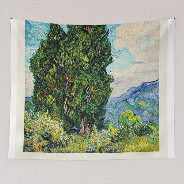 Item preview, Van Gogh Cypresses designed and sold by LeoDaniells.