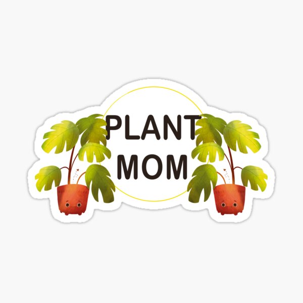 Plant Mom Pegatina