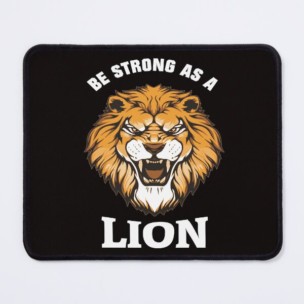 Item preview, Be Strong As A Lion - motivational quote designed and sold by latelierdechris.