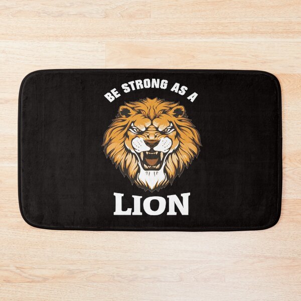 Item preview, Be Strong As A Lion - motivational quote designed and sold by latelierdechris.