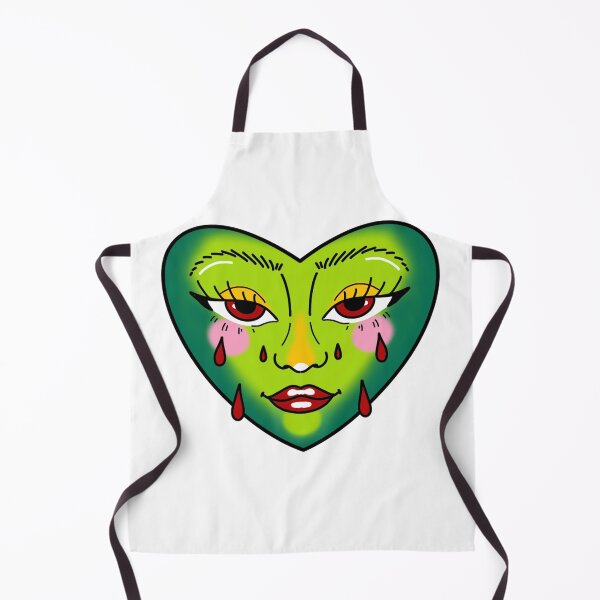 Item preview, Crying Blood Tears Heart Green cute gift designed and sold by AnanasArt.